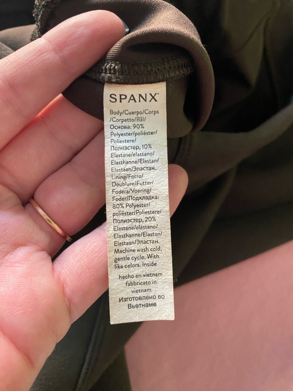 SPANX Brown Faux Suede Leggings Plus Size 1X - Picture 14 of 16